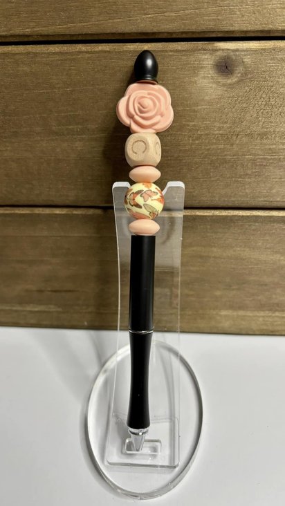 Apricot Rose Charm