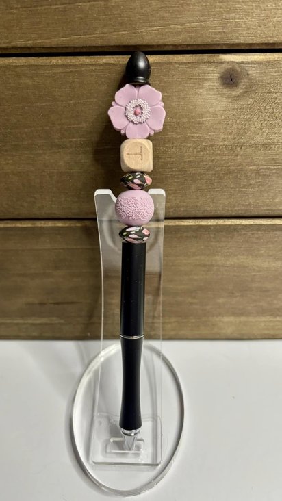 Lilac Poppy Charm
